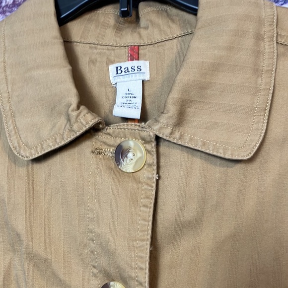 Bass G.H. bass & Co. Utility Classic Blazer Textured Town Tan Size L - Picture 4 of 9
